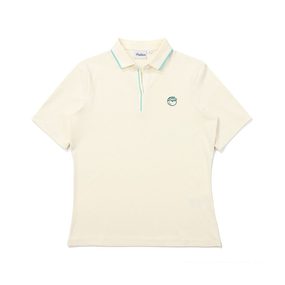 MALBON Golf Women's Short Sleeve T-Shirt Golf Outdoor Sports Lightweight, Breathable, Slim Fashion