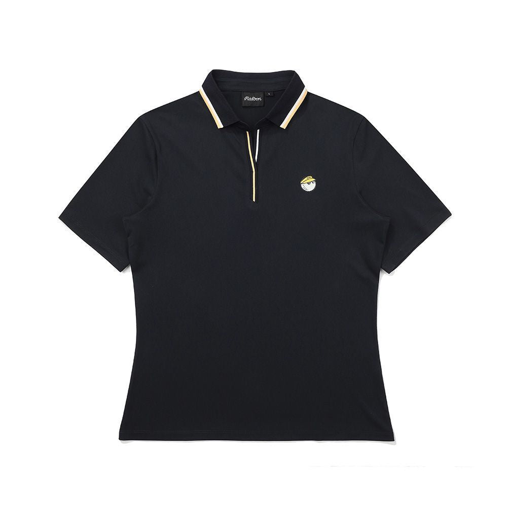 MALBON Golf Women's Short Sleeve T-Shirt Golf Outdoor Sports Lightweight, Breathable, Slim Fashion