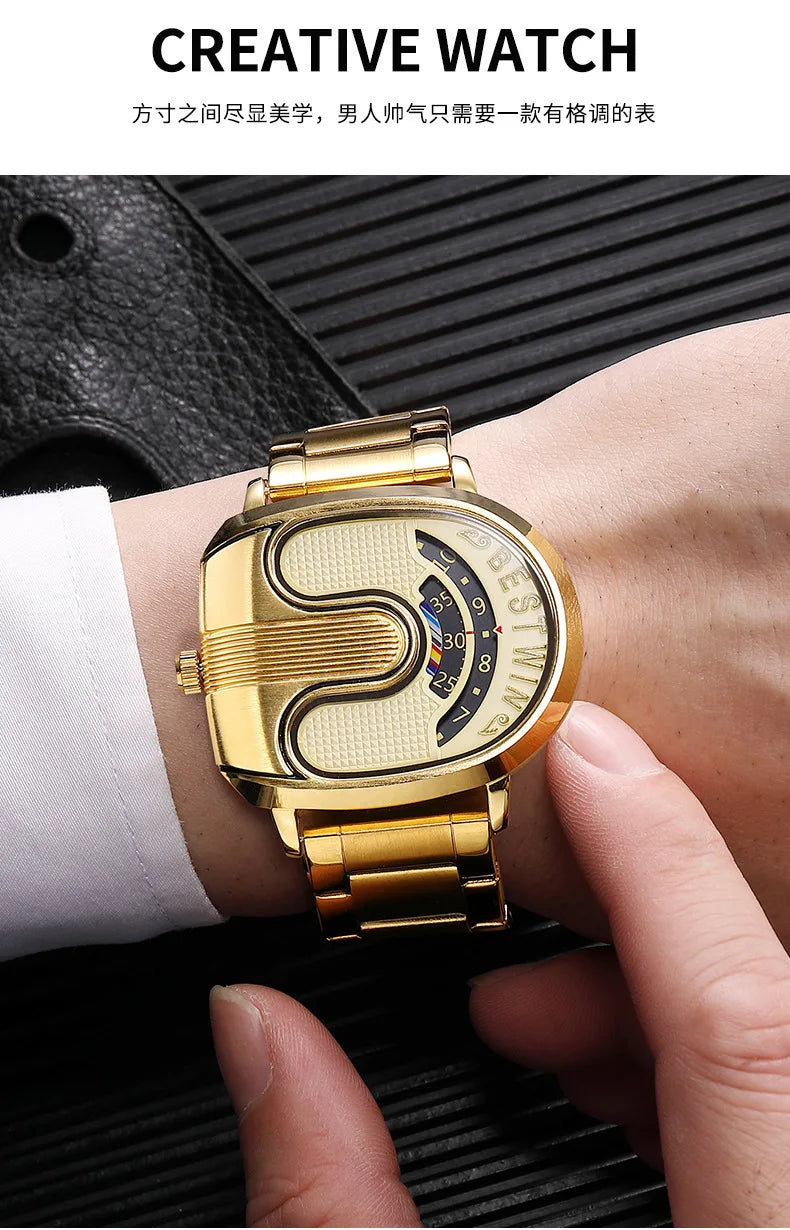 Men's Quartz Unique Design Watch