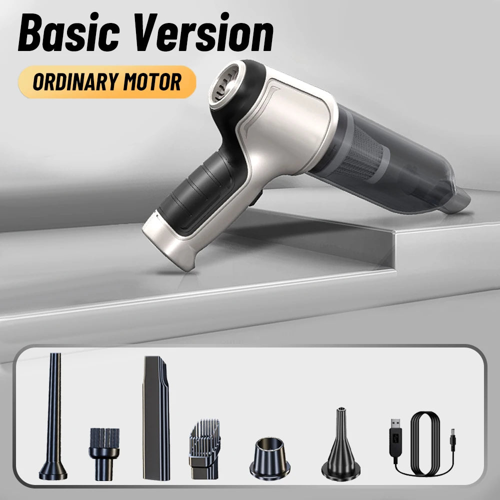 Car Vacuum Cleaner 95000PA Wireless Portable Vacuum Cleaner For Car Home Strong Suction Handheld 2 in 1 Vacuum Cleaner Blower