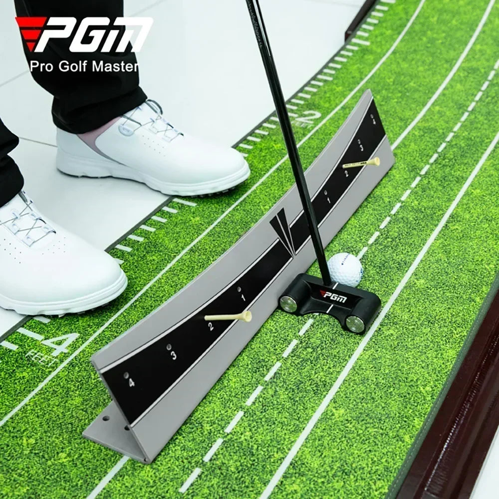 Golf Putting Track Rail Golf Training Aids Putting Practice Indoor/Outdoor Golf Putting Training Aid Golfer Arc