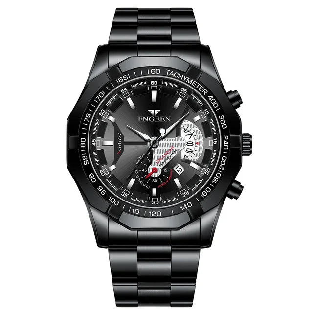 2024 Luxury Men's Watch Quartz Sports Chronograph