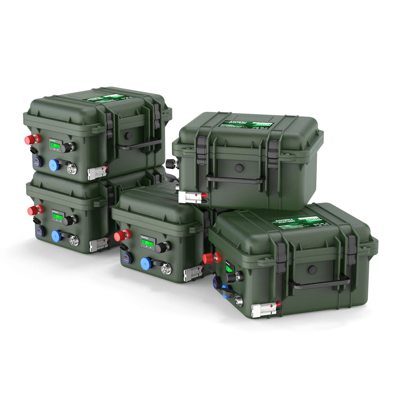 LiFePO4 12V 100AH 140AH 200AH Battery Pack 12.8V Lithium Battery 6000+ Cycles With Bluetooth