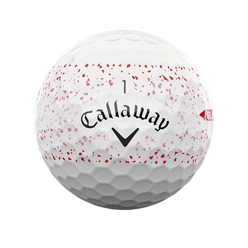 CALLAWAY Supersoft 360 Red Golf Balls - Extra Soft, Long-Burning, High-Performance