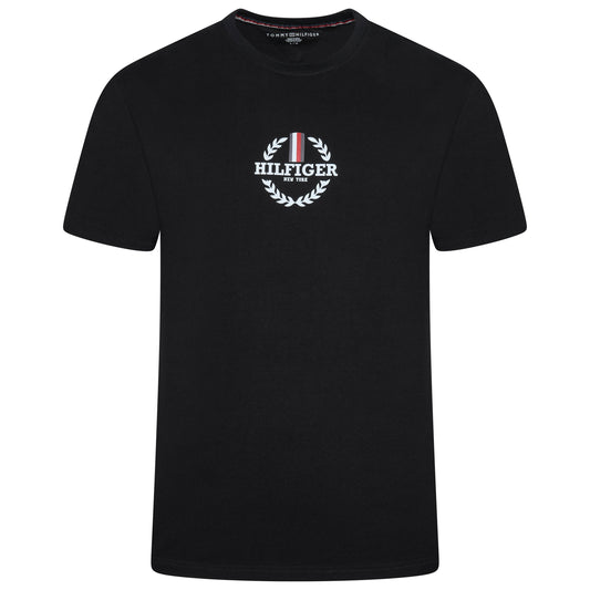 Tommy Hilfiger Global Stripe Print Graphic T-Shirt