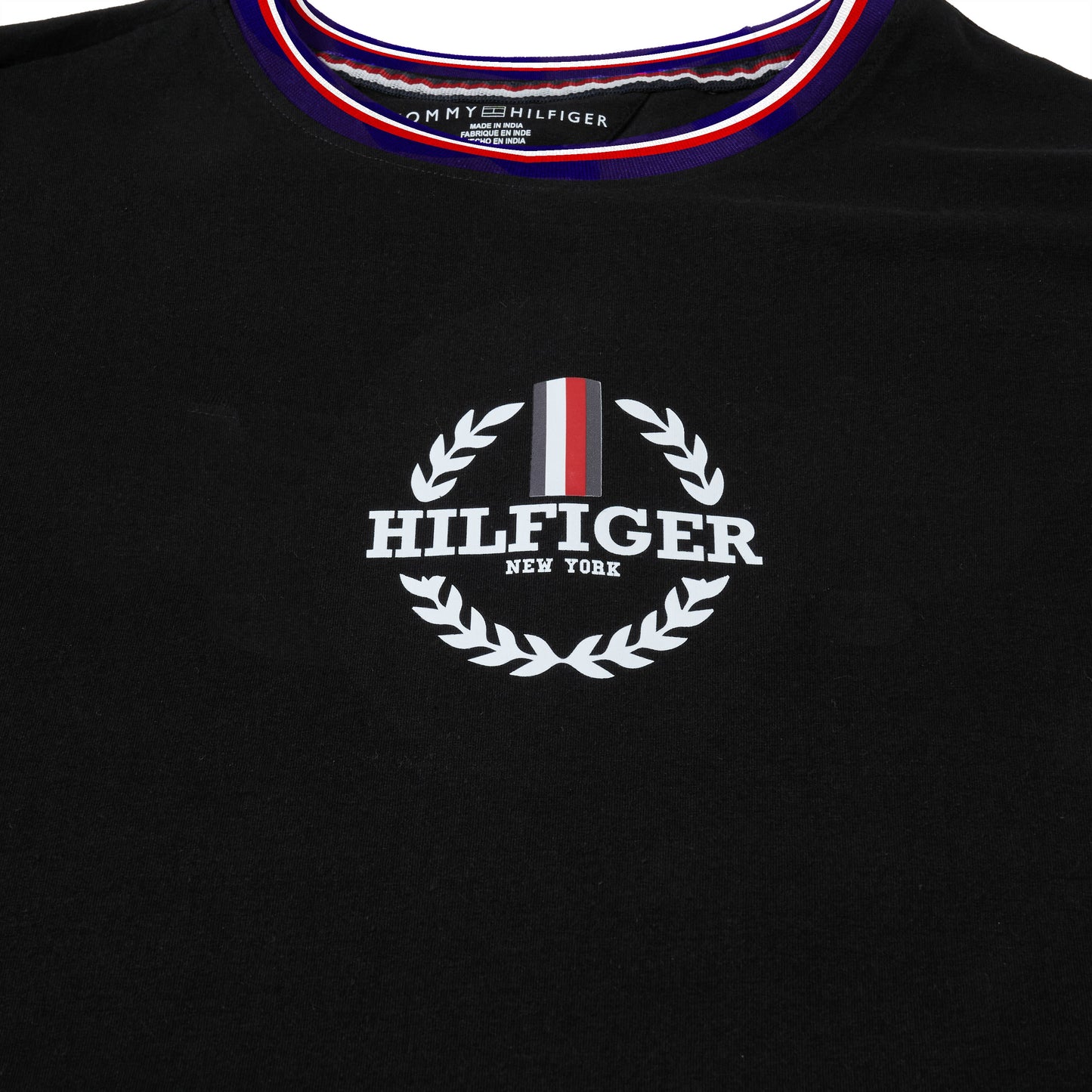 Tommy Hilfiger Global Stripe Print Graphic T-Shirt