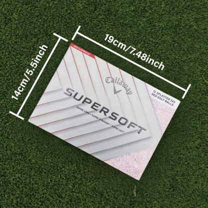 CALLAWAY Supersoft 360 Red Golf Balls - Extra Soft, Long-Burning, High-Performance