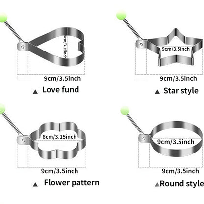 1/4pcs, Egg Ring Molds