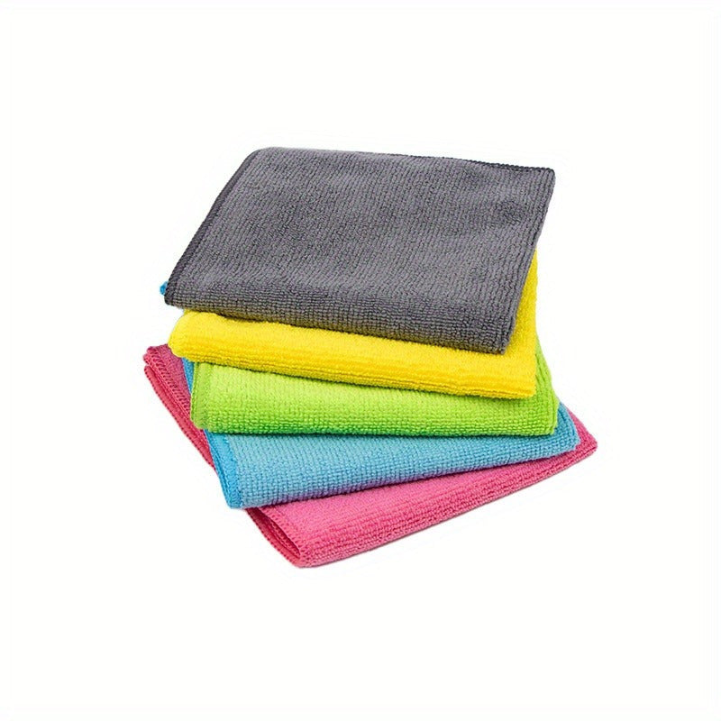 Microfiber Cleaning Cloth Pack - Multipurpose Towel for Home & Kitchen Use, Durable & Absorbent, Ideal for Living Room, Bedroom, Bathroom & Furniture, Effortlessly Removes Stains & Grease, Essential Cleaning Supplies Christma