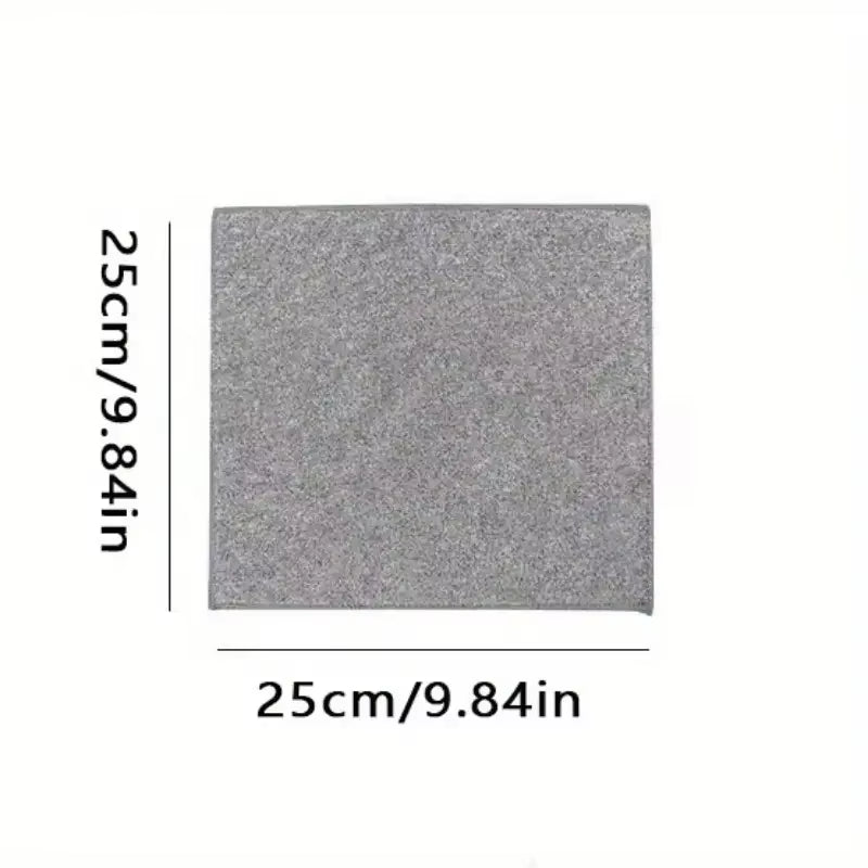 5/10/20Pcs Kitchen Towel, Ultra-Fine Fiber Light Gray Cleaning Cloth Set, Absorbent, Soft and Stain-Removing Cloth