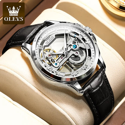 Gentleman's Luxury Watch Chronograph, Leather strap