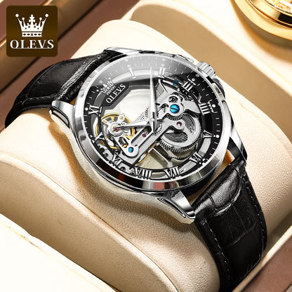 Gentleman's Luxury Watch Chronograph, Leather strap