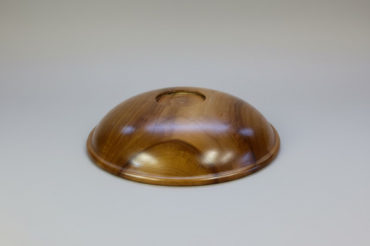 Cherry Wood Platter – 10" Diameter  Handcrafted Natural Serveware