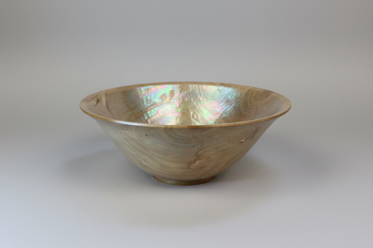 1" Hand-Turned Sycamore Bowl – Premium Wooden Serving & Display Bowl