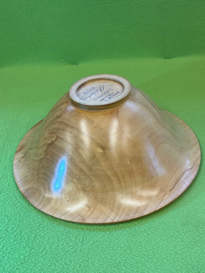1" Hand-Turned Sycamore Bowl – Premium Wooden Serving & Display Bowl