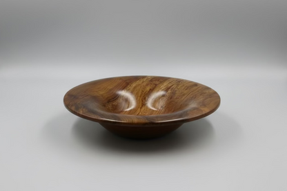 Hand‑Turned 10" Cherry Wood Bowl – Artisan Crafted, Natural Grain Finish