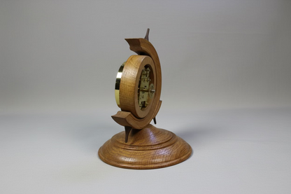 Handcrafted Roman Sundial Wooden Clock – Mahogany - Limited Stock