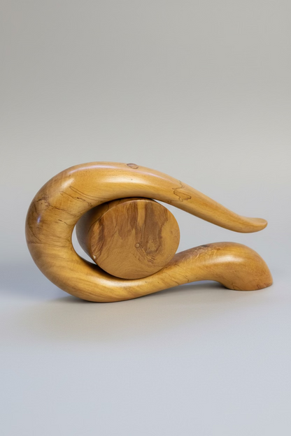 Handcrafted Wooden Clock in Spalted Beech