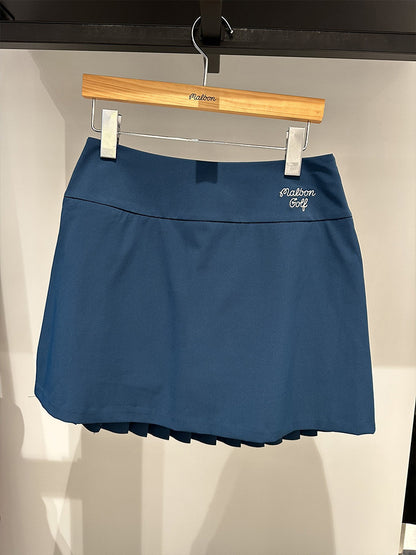 MALBON GOLF original single golf ladies pleated skirt leisure versatile fashion