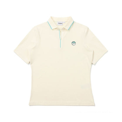 MALBON Golf Women's Short Sleeve T-Shirt Golf Outdoor Sports Lightweight, Breathable, Slim Fashion