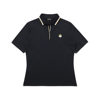 MALBON Golf Women's Short Sleeve T-Shirt Golf Outdoor Sports Lightweight, Breathable, Slim Fashion
