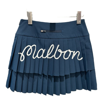 MALBON GOLF original single golf ladies pleated skirt leisure versatile fashion