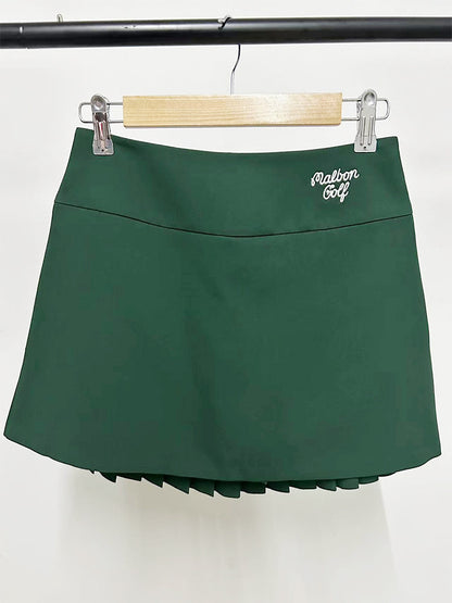 MALBON GOLF original single golf ladies pleated skirt leisure versatile fashion