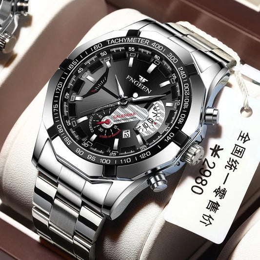 2024 Luxury Men's Watch  Quartz Sports Chronograph