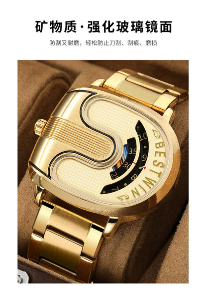 Men's Quartz Unique Design Watch