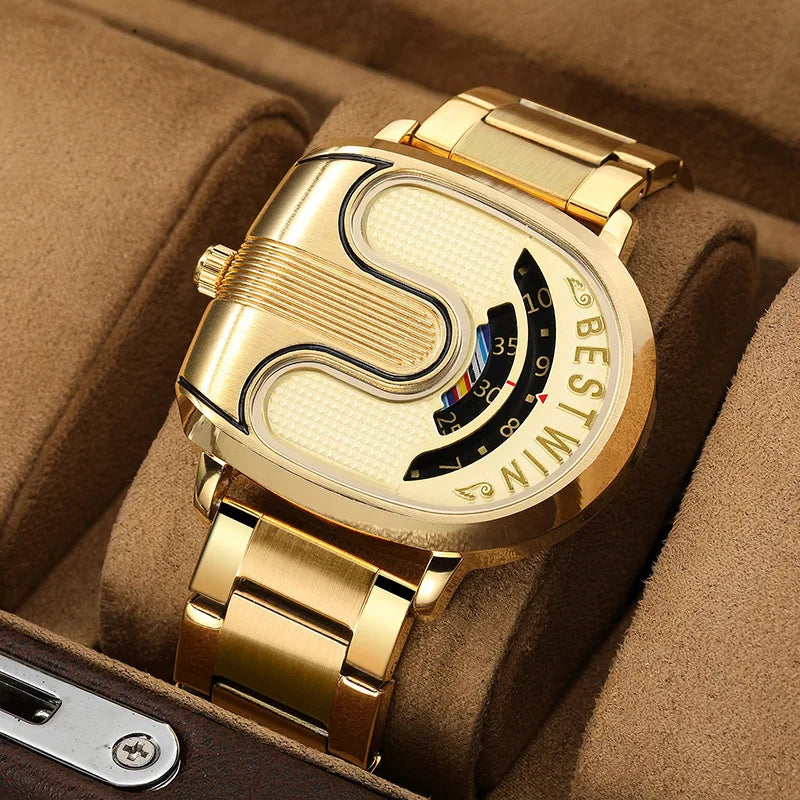 Men's Quartz Unique Design Watch