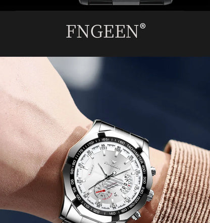 2024 Luxury Men's Watch  Quartz Sports Chronograph