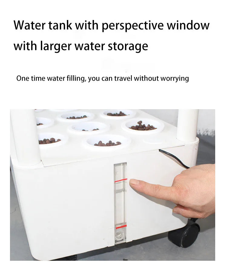 Greenhouse Soilless Hydroponic System Equipment Indoor Vegetable Flower Pot Vegetable Planting Balcony Modular Vertical Garden