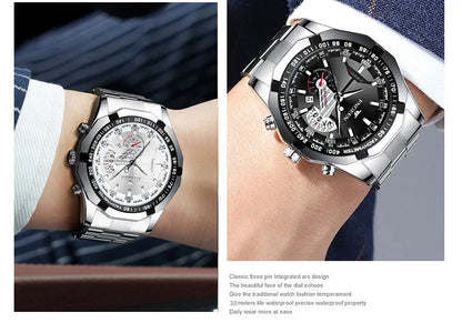 2024 Luxury Men's Watch  Quartz Sports Chronograph