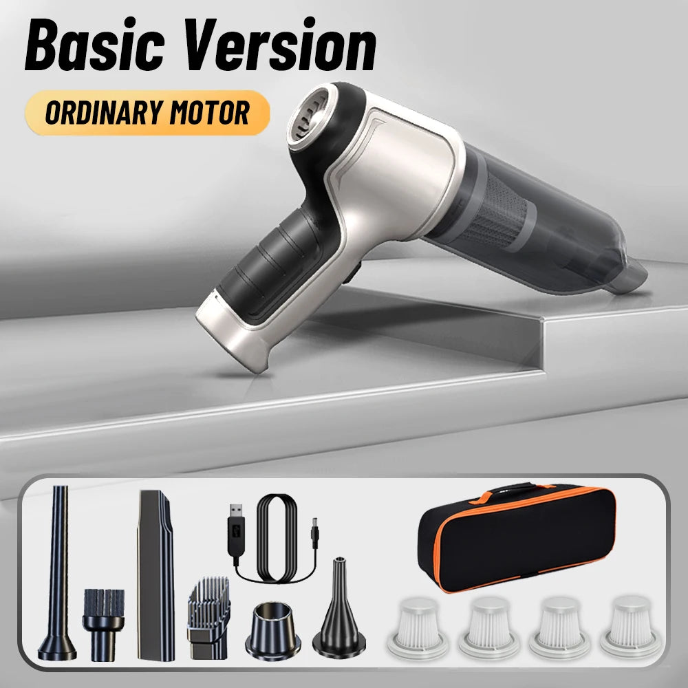 Car Vacuum Cleaner 95000PA Wireless Portable Vacuum Cleaner For Car Home Strong Suction Handheld 2 in 1 Vacuum Cleaner Blower