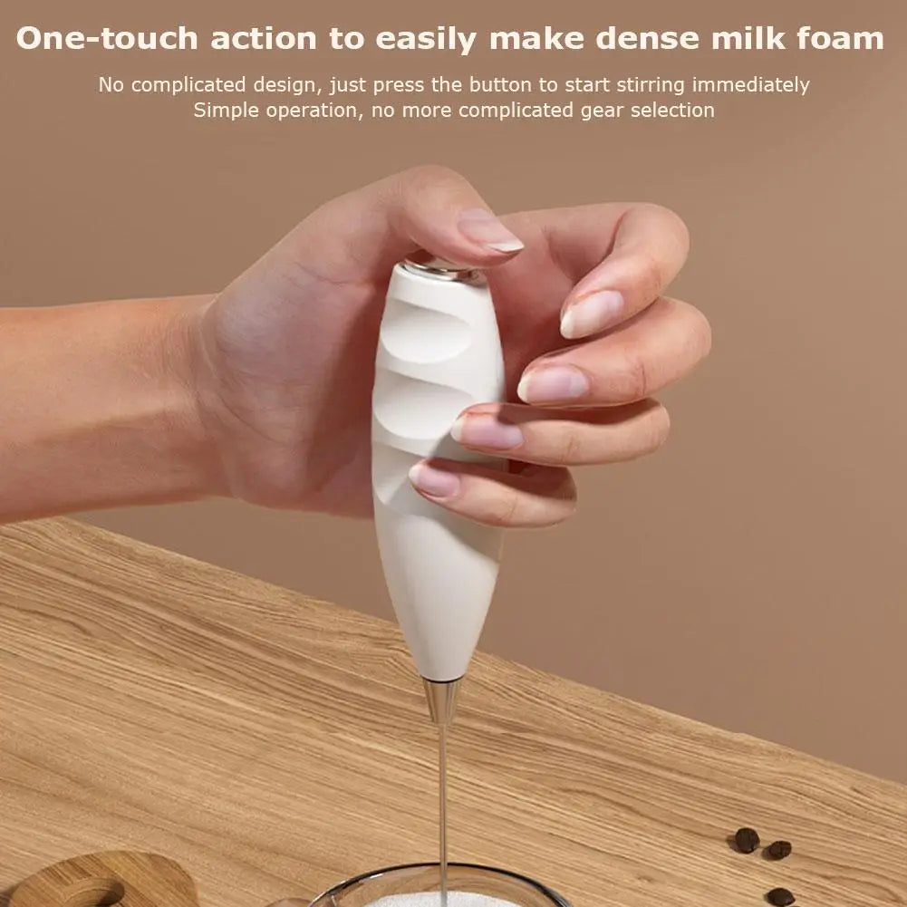 Mi Milk Frother Handheld Foam Maker For Latte Mini Whisk Coffee Cappuccino Frappe Matcha Hot Chocolate Egg Beater Electric Mixer