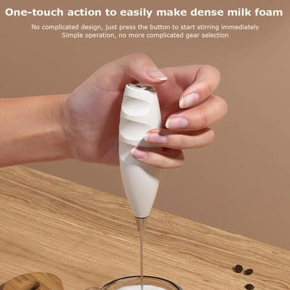 Mi Milk Frother Handheld Foam Maker For Latte Mini Whisk Coffee Cappuccino Frappe Matcha Hot Chocolate Egg Beater Electric Mixer