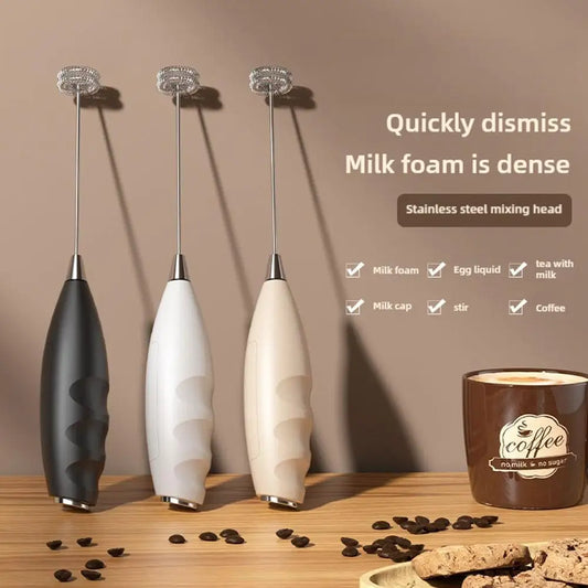 Mi Milk Frother Handheld Foam Maker For Latte Mini Whisk Coffee Cappuccino Frappe Matcha Hot Chocolate Egg Beater Electric Mixer
