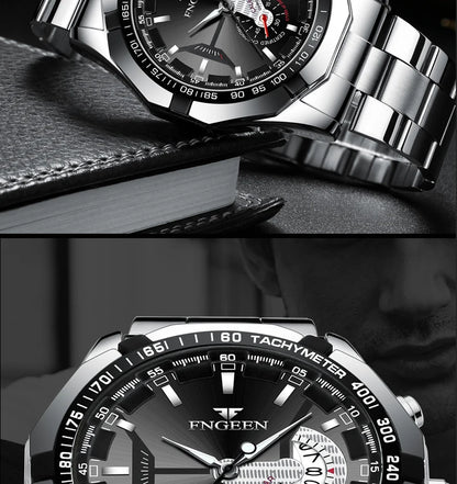 2024 Luxury Men's Watch  Quartz Sports Chronograph