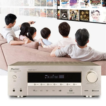 5.1 Channel Home Theater High Power Supports Fiber Coax TV Dual Microphone Bluetooth 5.0 HDMI 4K USB Karaoke Audio Amplifier