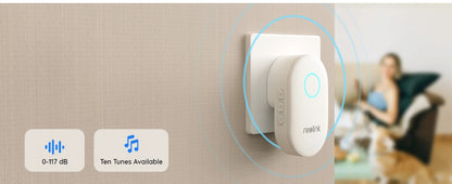 Reolink 2K+ WiFi Video Doorbell Smart  - supports Alexa