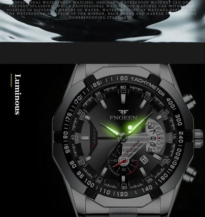 2024 Luxury Men's Watch  Quartz Sports Chronograph