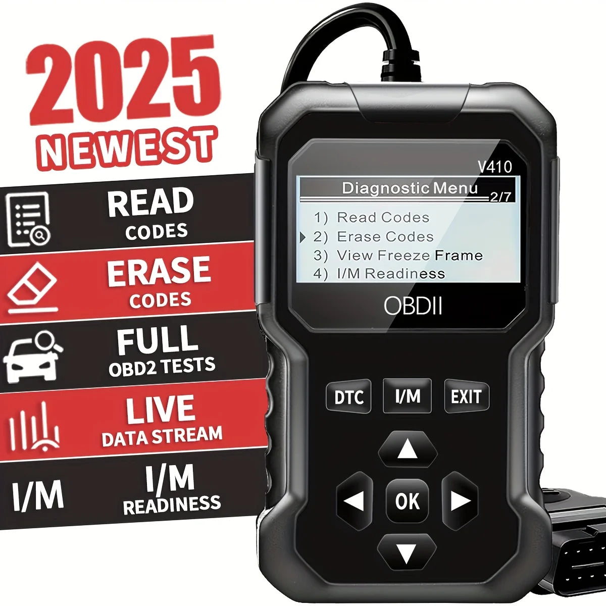 Car OBD Scanner Diagnostic Tool Code Reader