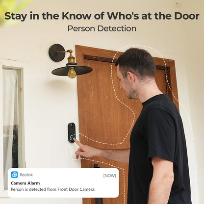 Reolink 2K+ WiFi Video Doorbell Smart  - supports Alexa