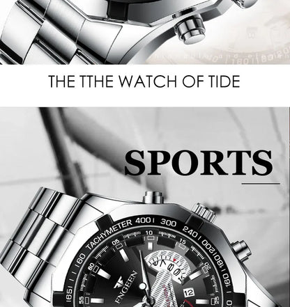 2024 Luxury Men's Watch  Quartz Sports Chronograph