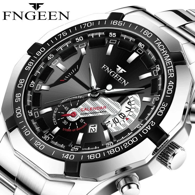 2024 Luxury Men's Watch  Quartz Sports Chronograph