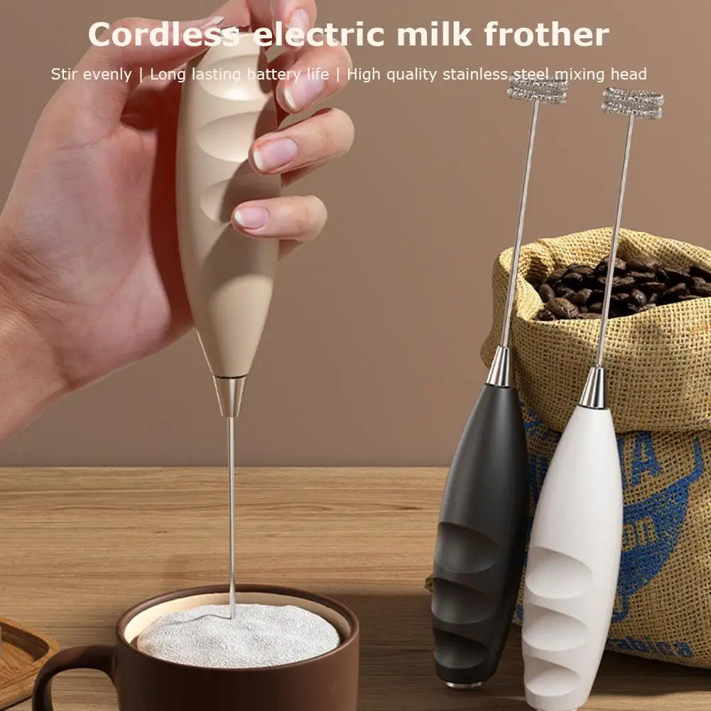 Mi Milk Frother Handheld Foam Maker For Latte Mini Whisk Coffee Cappuccino Frappe Matcha Hot Chocolate Egg Beater Electric Mixer