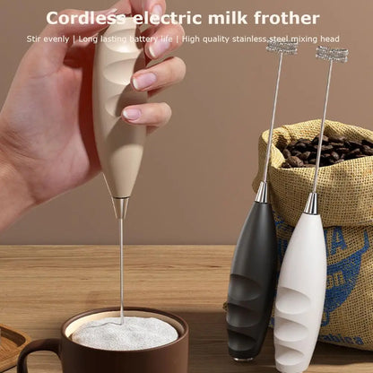 Mi Milk Frother Handheld Foam Maker For Latte Mini Whisk Coffee Cappuccino Frappe Matcha Hot Chocolate Egg Beater Electric Mixer