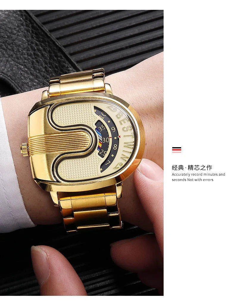 Men's Quartz Unique Design Watch