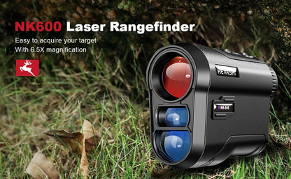 REVASRI Golf Laser Rangefinder Rechargeable 600M/1000M 6X Magnification Monoculars Telescop Range Finder for Outdoor Sports