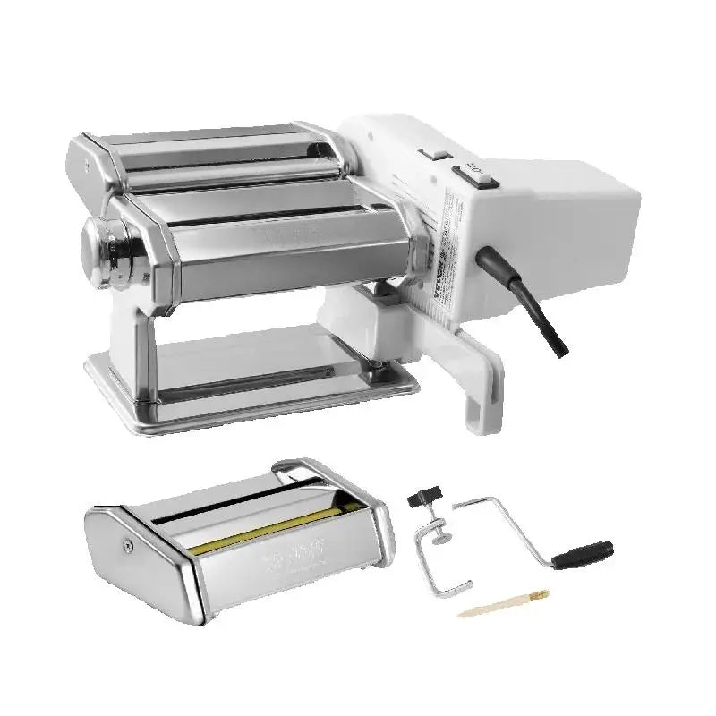 Electric Fresh Pasta Maker Machine Stainless Steel Noodle Rollers Cutter Slicer for Cutting Home Appliance